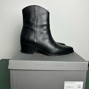 Thursday Boots Black Ankle length Western Boots